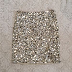 Sequin Pencil Skirt